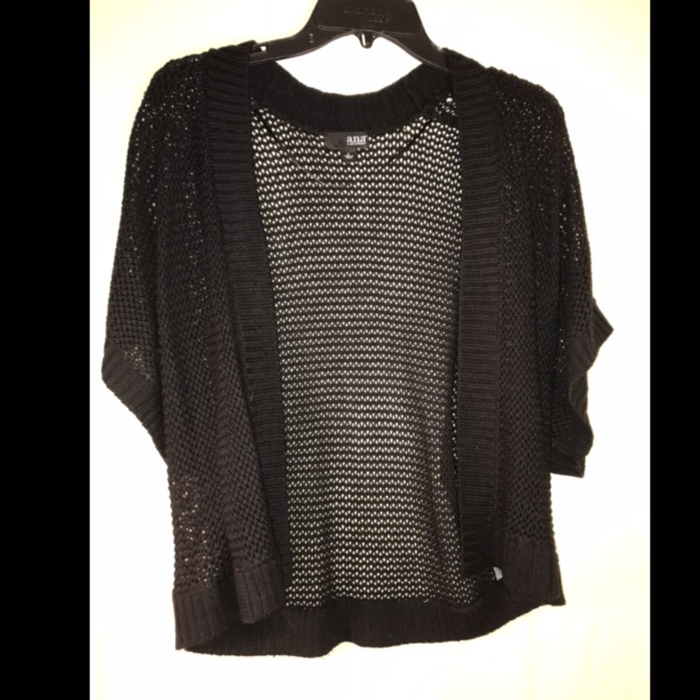 Cute black knit cardigan